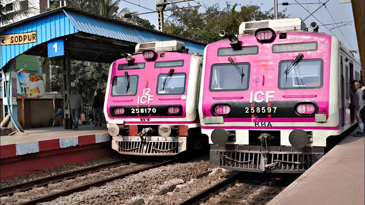 Twin Pinky at Sodepur! I Thought This Was Edited… But It’s REAL😱 #indianrailways #traingadi #sealdah