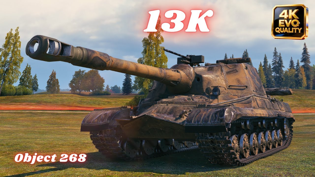 Object 268 - 13K  10 Kills & Obj. 268  10.9K Damage World of Tanks