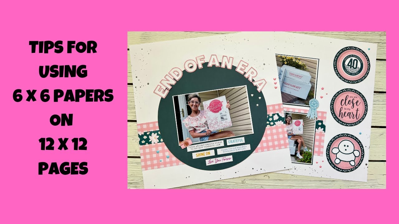 Tips For Using 6x6 Papers on 12x12 Layouts