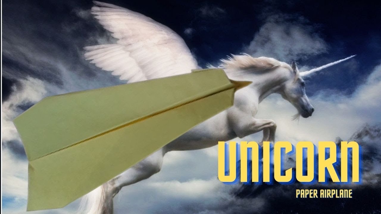 How to Make a Unicorn Paper Airplane / Interesting Facts About Making Paper Planes