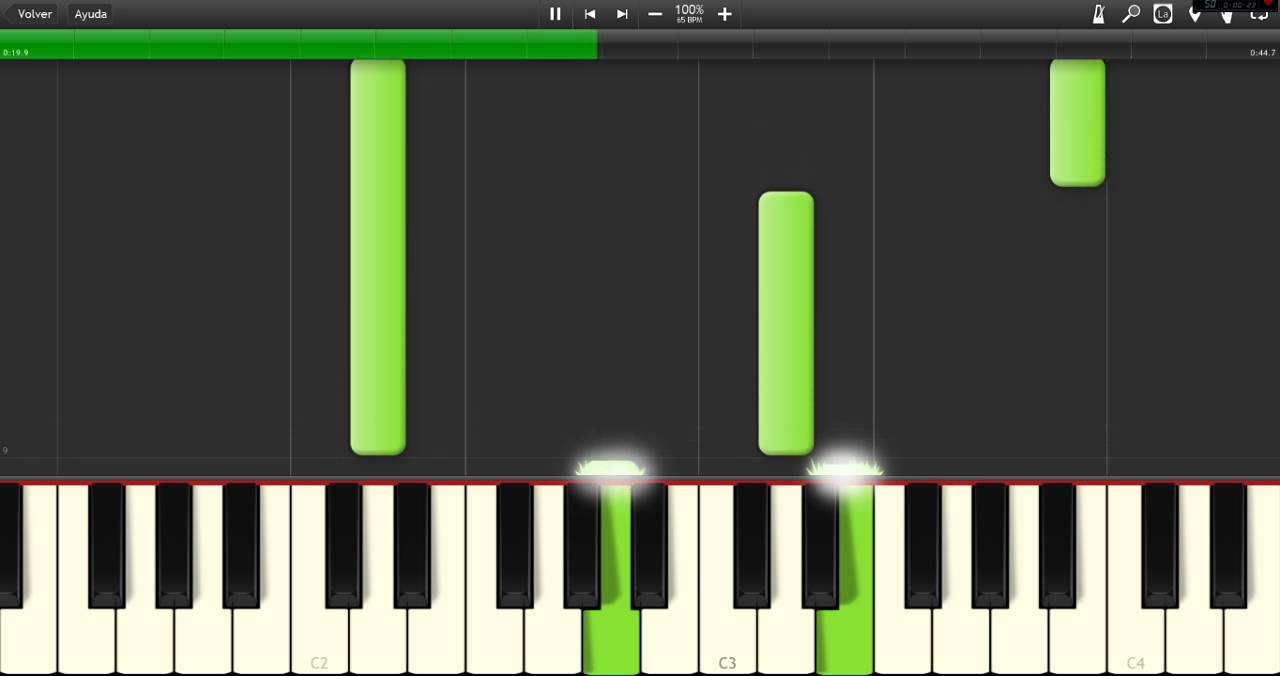 49 Señor te nesecito EASY Piano Tutorial