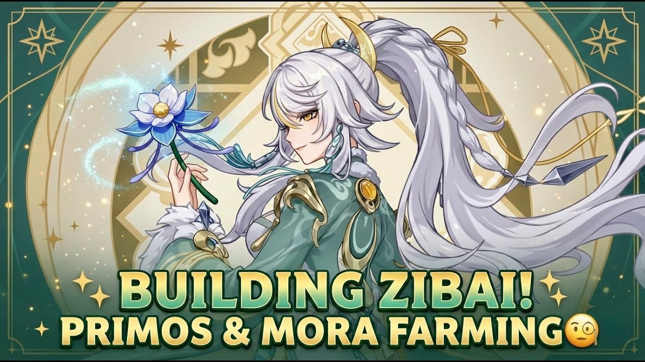 Zibai Almost Fully Built! | New Event Farming + Free Rewards | Genshin Impact LIVE