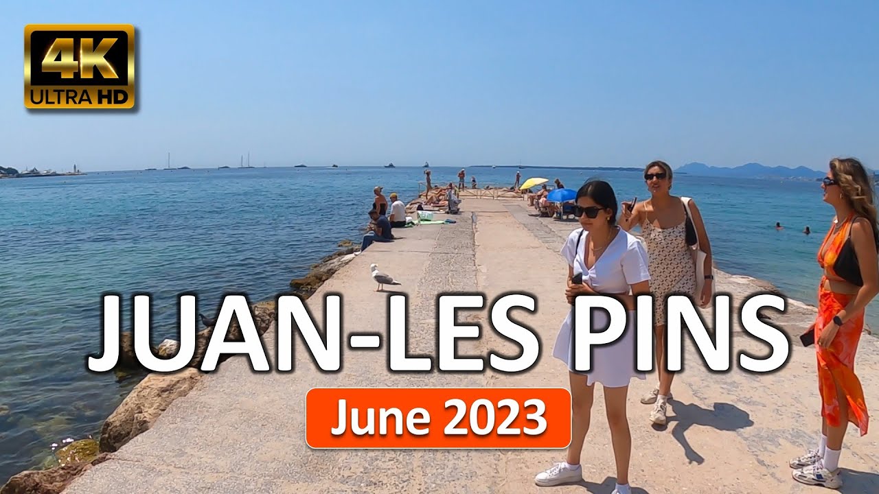 Juan-Les-Pins, France • Arriving from Cannes • Côte d'Azur • June 16, 2023 • Virtual Tour 4K
