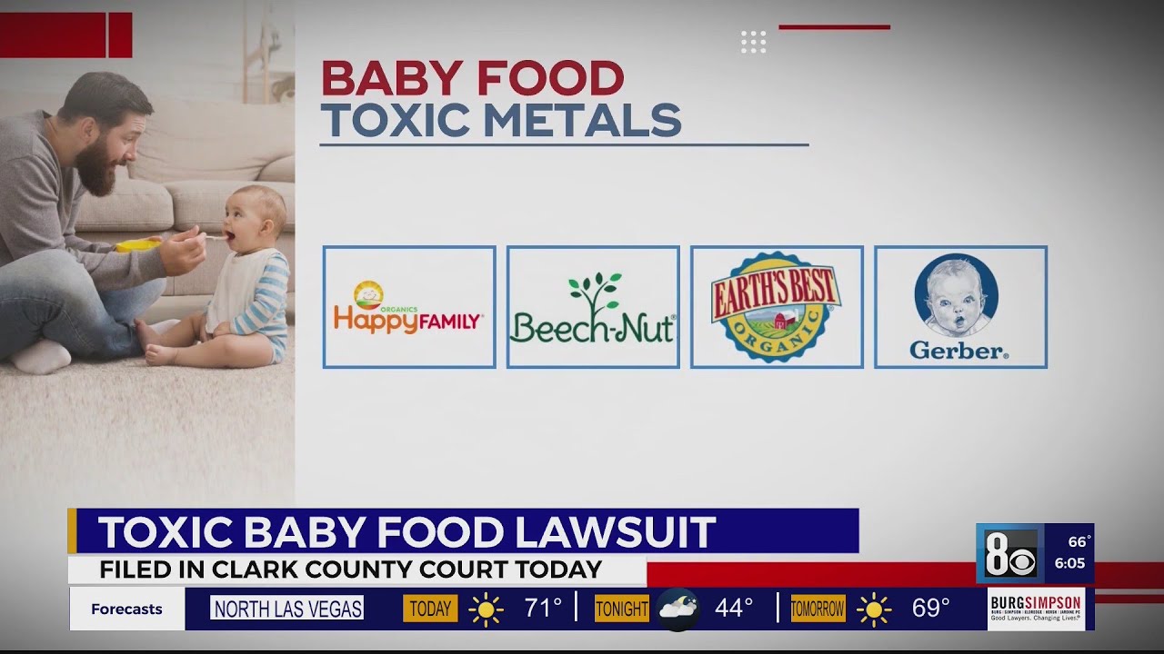 UPDATE: Lawsuit names 4 baby food makers, Clark County grocers for selling products with toxic metal