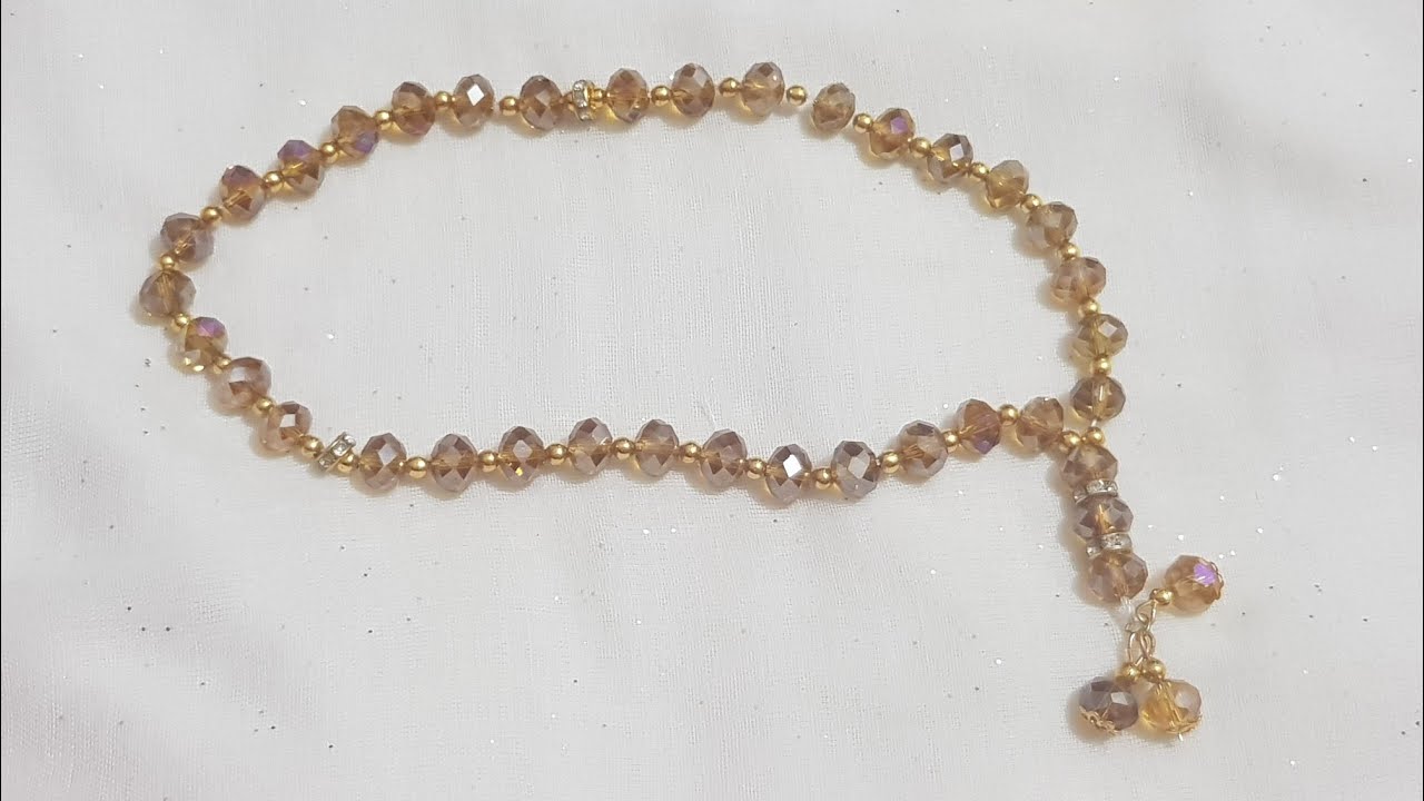 How to make a tasbih. DIY. Gold Beads.