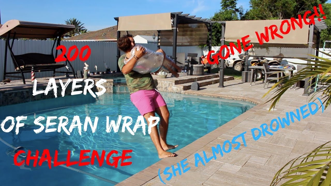200 слоев серановой пленки ПОШЛИ НЕ ТАК!! (чуть не утонули)