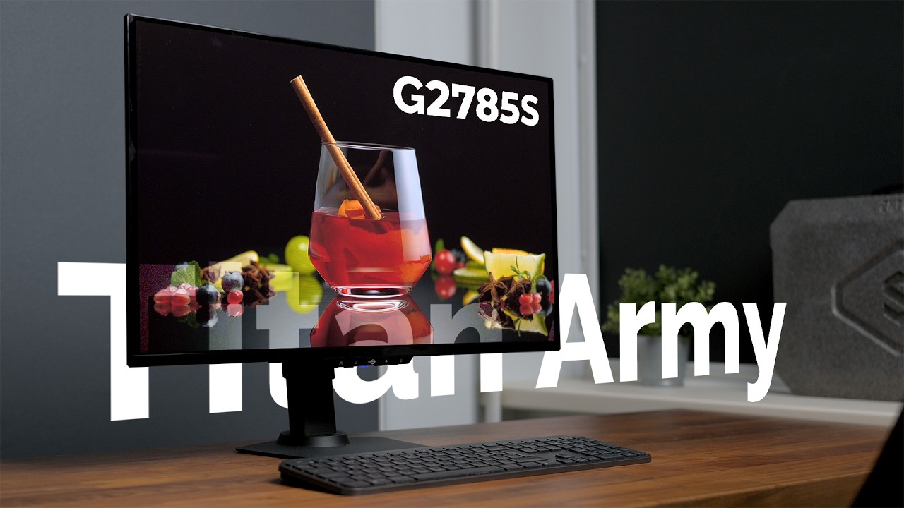Игровой OLED за 30К — обзор Titan Army G2785S