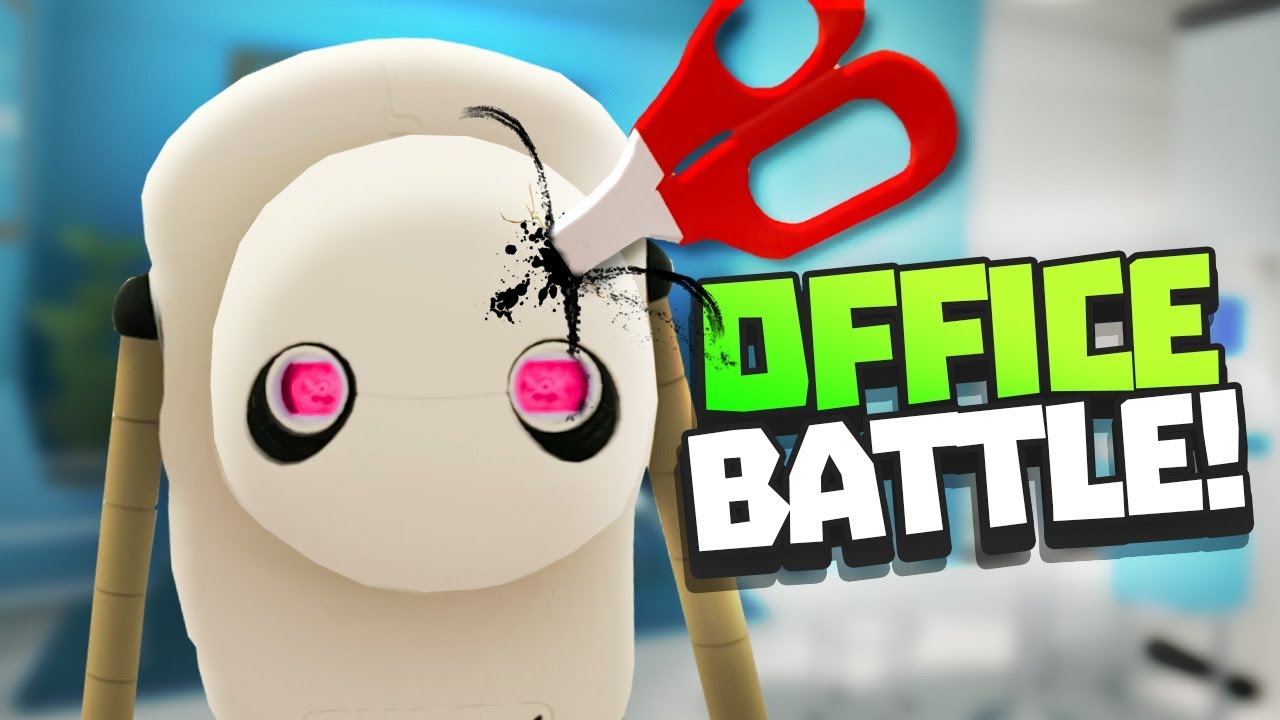 BATTLING EVIL OFFICE BOTS - Budget Cuts Gameplay - VR HTC Vive Pro Gameplay (Extreme Job Sim)