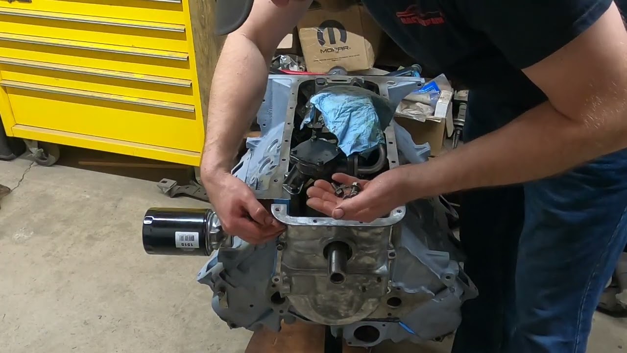 Ford 352 Oil Pump, Timing Cover, and Oil Filter Adapter Install (Part 6)