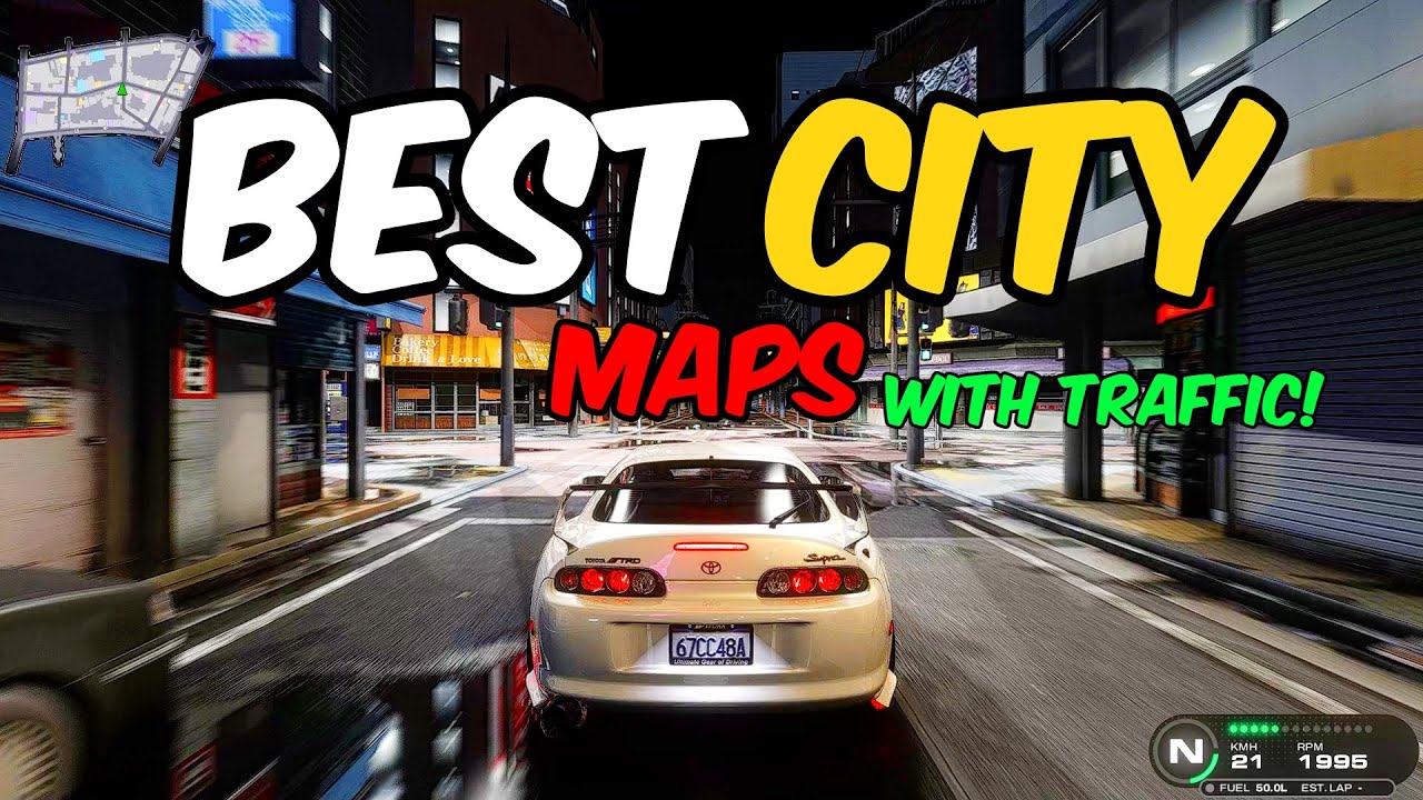 TOP 12 CITY TRAFFIC MAPS for ASSETTO CORSA!