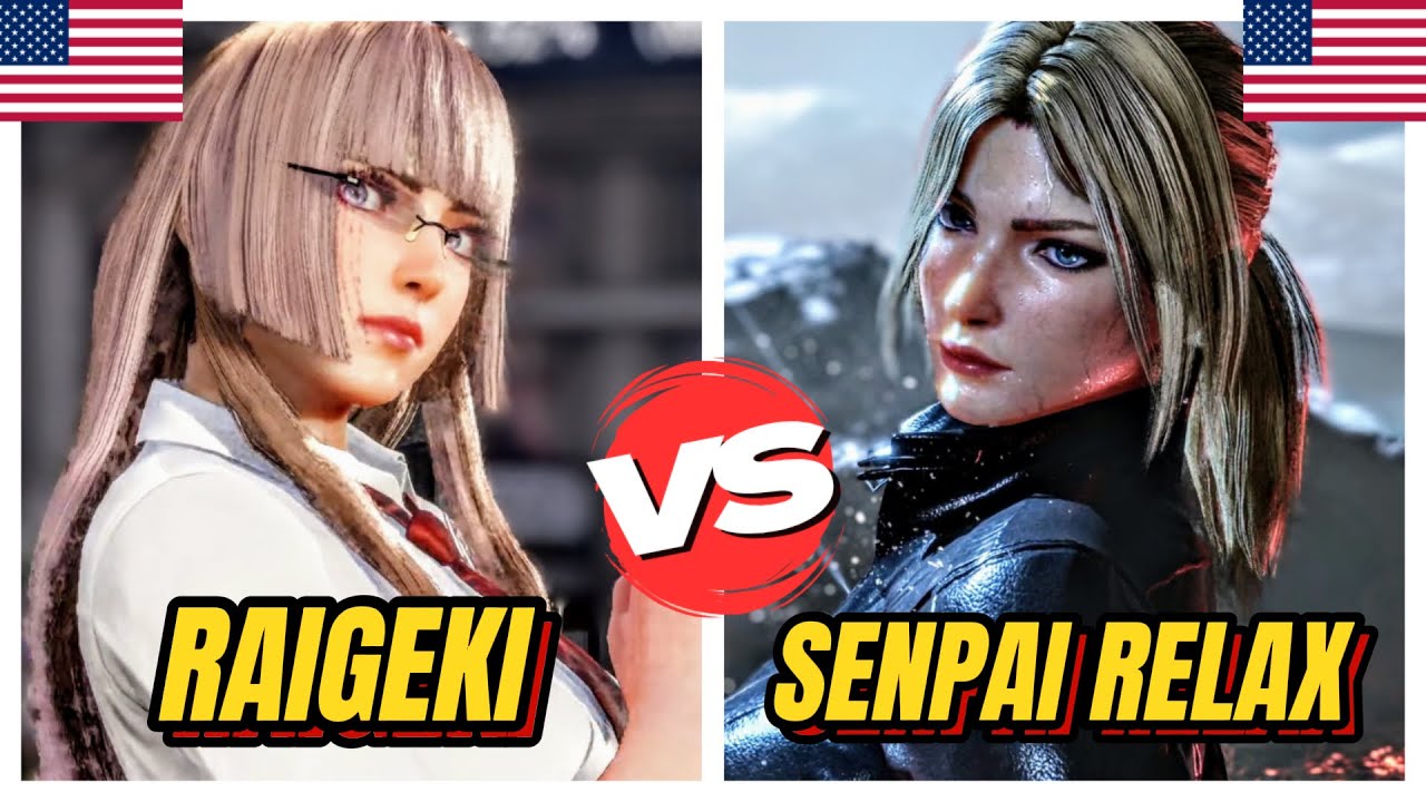 Tekken 8 ▰ RAIGEKI (Lili) Vs SENPAI RELAX (Nina) ▰ RANKED Matches!