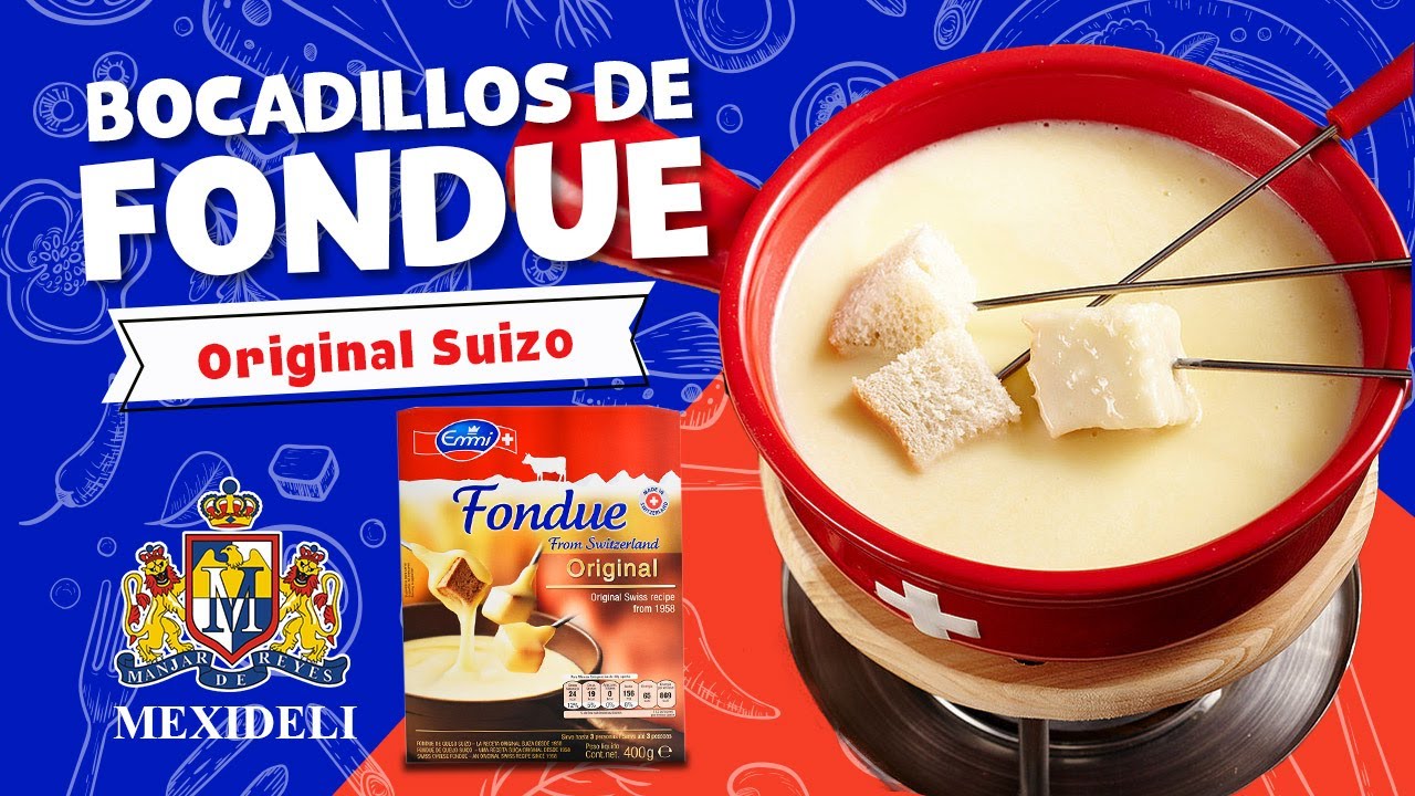 Aprende a preparar una irresistibles bocadillos de Fondue Original Suizo 👌