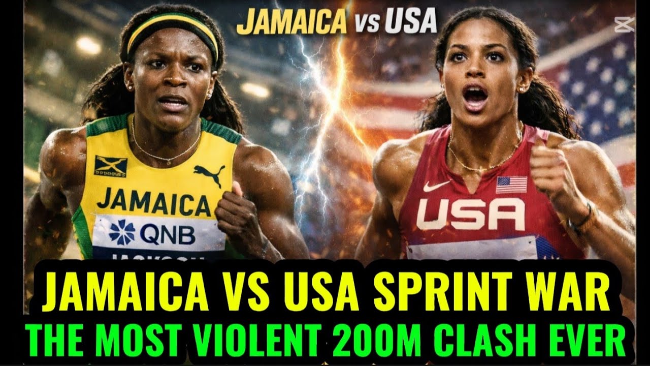 JAMAICA VS U.S.A FASTEST 200M WOMEN FINAL SHOWDOWN SHERICKA JACKSON & GABBY THOMAS SHOCK THE WORLD 
