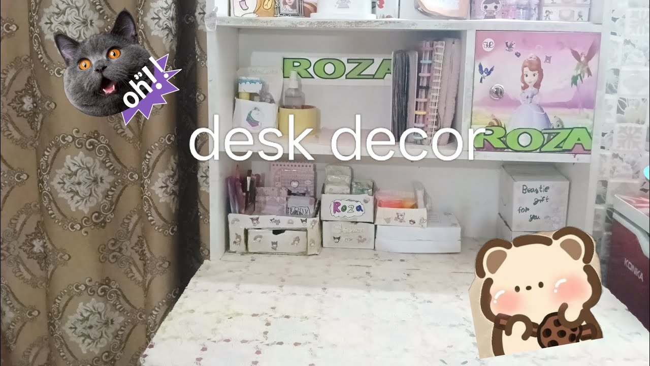 Desk decor।@ Roza_06