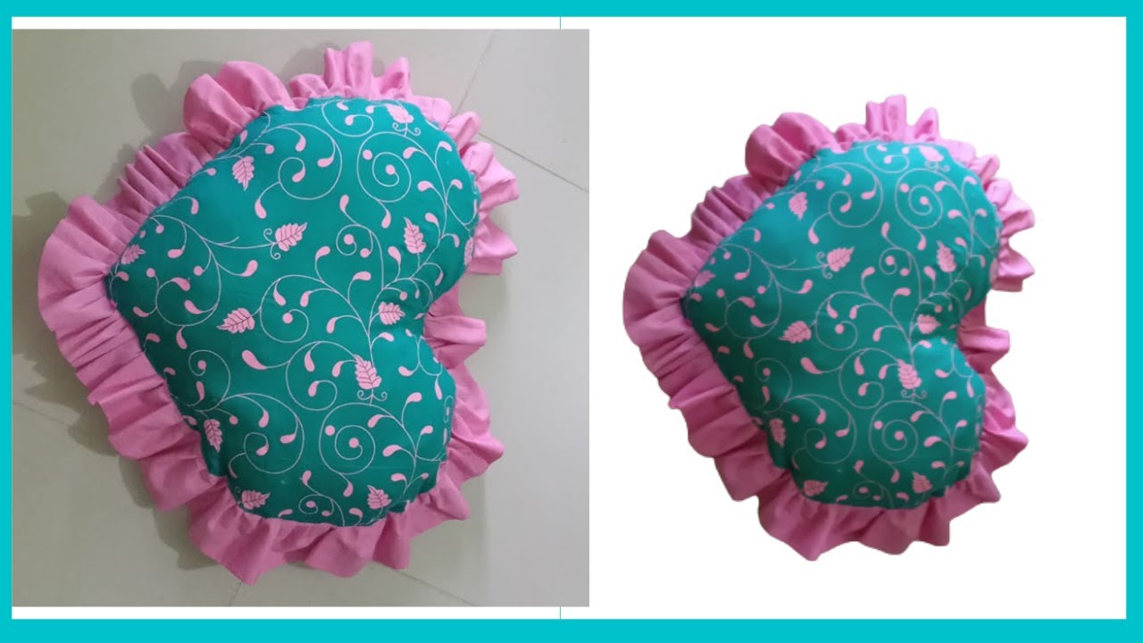 Heart shaped cushion cover design | কিভাবে হার্ট-শেফ কুশন বানাবেন