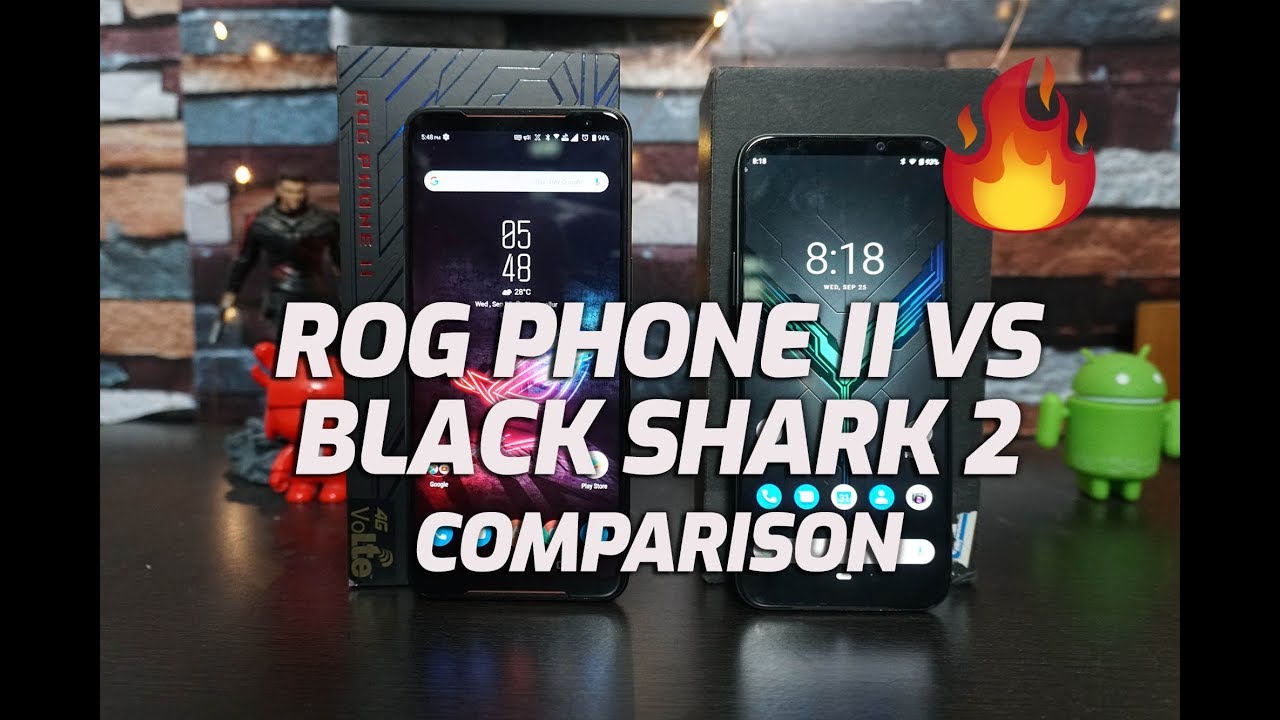 ROG Phone 2 vs Black Shark 2 Detailed Comparison, Gaming, Camera, Software, Battery and Performance