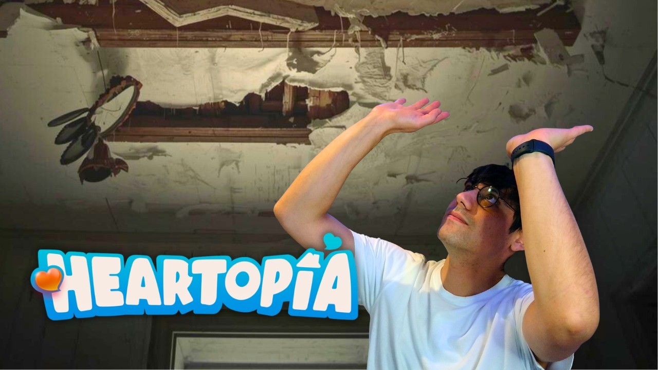 Arreglando la casa 🏚️ la moví y ahora hay que reparar y ordenar 🧹 Heartopia ✨