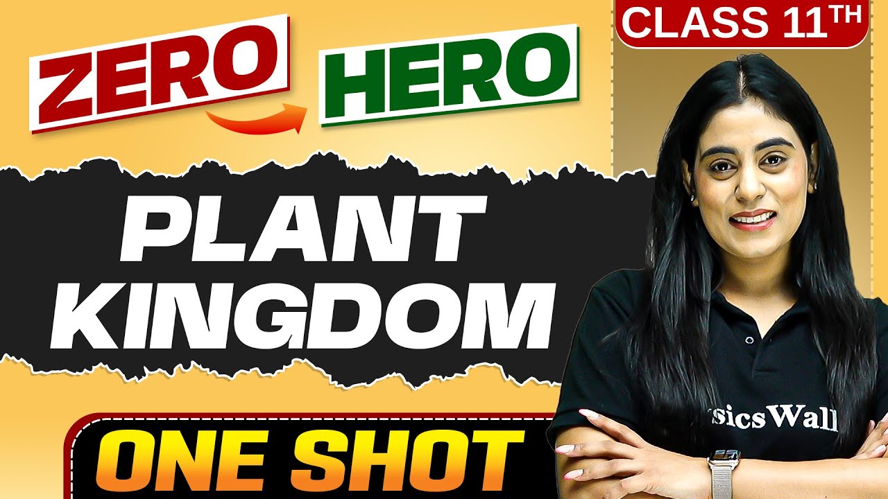 Plant Kingdom | Full Chapter in ONE SHOT | Chapter 3 | Class 11 Biology 🔥