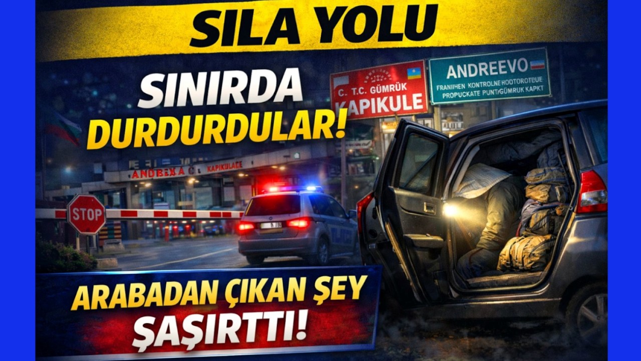 Sınır Kapısında Şok! Sahte Pasaport ve Arabada Gizlenen Yolcu Yakalandı