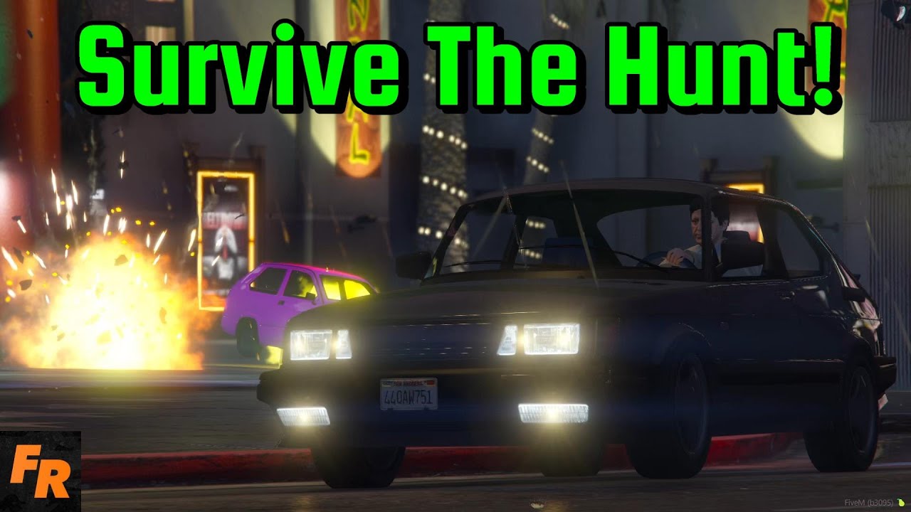 Gta 5 Challenge - Survive The Hunt #72 - Surviving Like It's 1989!
