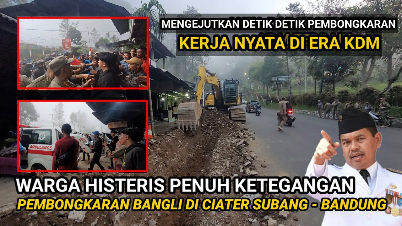 BIKIN KAGET ‼️ WARGA HISTERIS PEMBONGAKARAN BANGLI TERJADI DI PINGGIRAN JALAN CIATER SUBANG BANDUNG