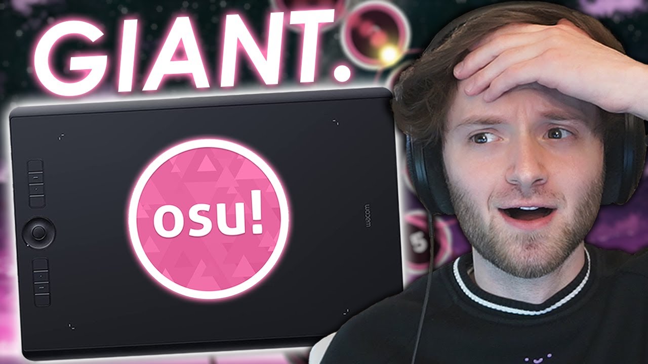Я играл в osu! на САМОМ БОЛЬШОМ планшете...