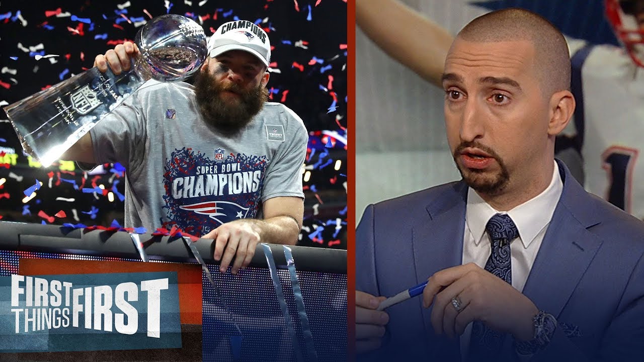 Nick Wright questions Julian Edelman's HOF chances, talks Patriots legacy | NFL | FIRST THINGS FIRST