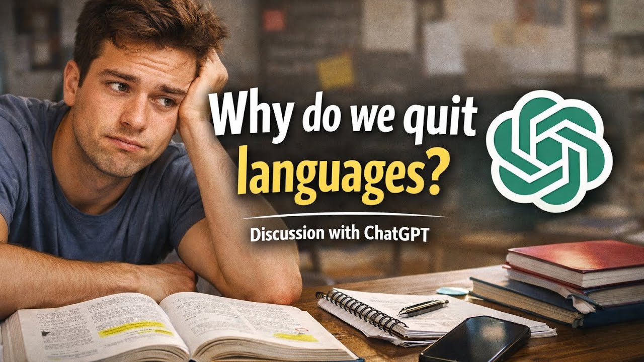 Pourquoi apprendre une langue est si difficile à continuer ? (Discussion avec ChatGPT)
