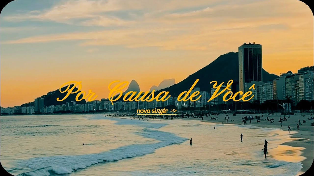 NEVS, VALLADA - Por Causa de Você (Lyric Video)