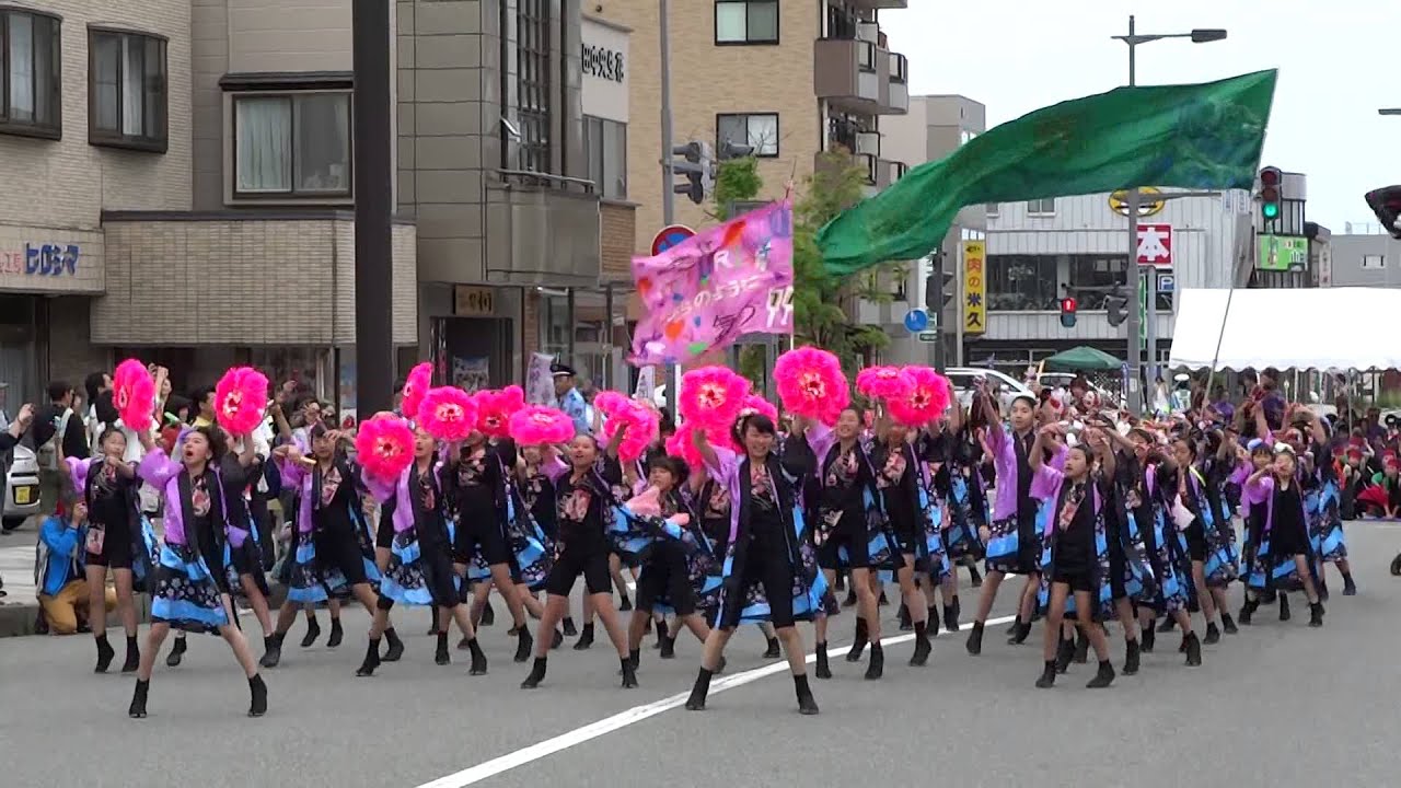港北MATURIっ子 『酔芙容』／通町第3会場／第18回ヤートセ秋田祭2015（本祭）