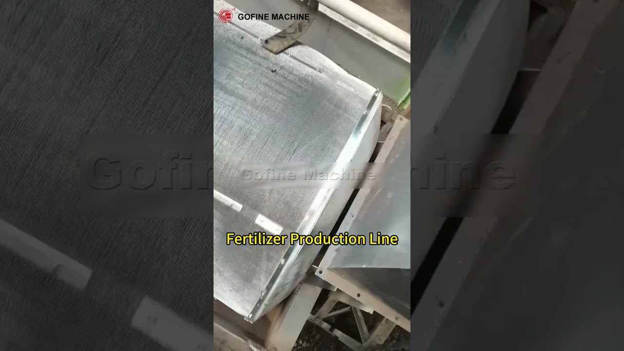 Rotary drum granulation and drying organic fertilizer production line equipment