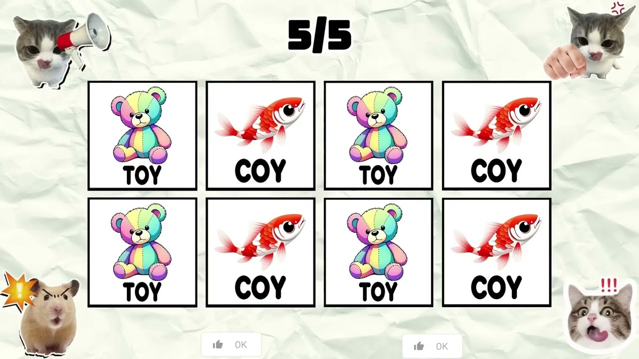 Say The Word On Beat Challenge | Level 1 - 5 | Level Easy to Insane