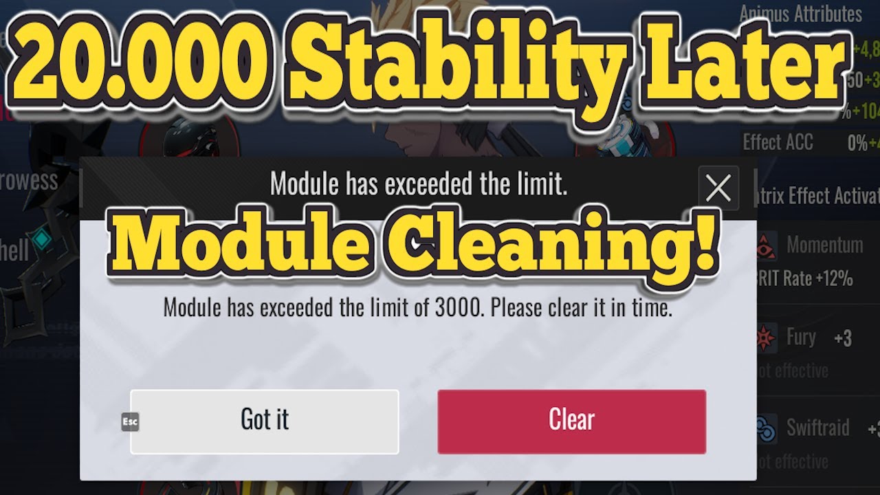 How I Clean my Account After 20.000 Stability on 2x! Module Cleaning Guide! Etheria Restart
