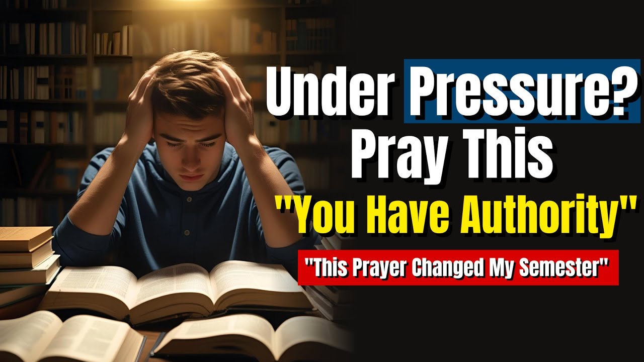 A Breakthrough Prayer for College Students Facing Pressure | Powerful Prayer -Let's Learn Bible |