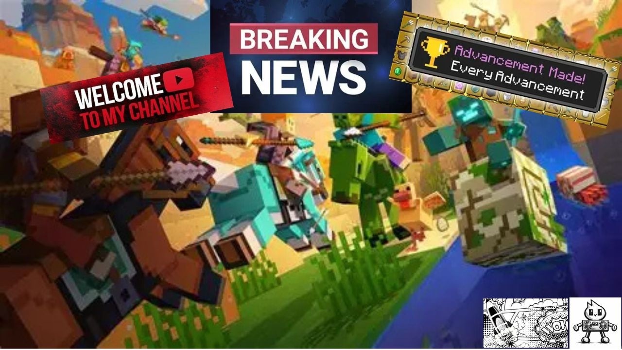 Първото ми видео и Minecraft Advancement world!!!