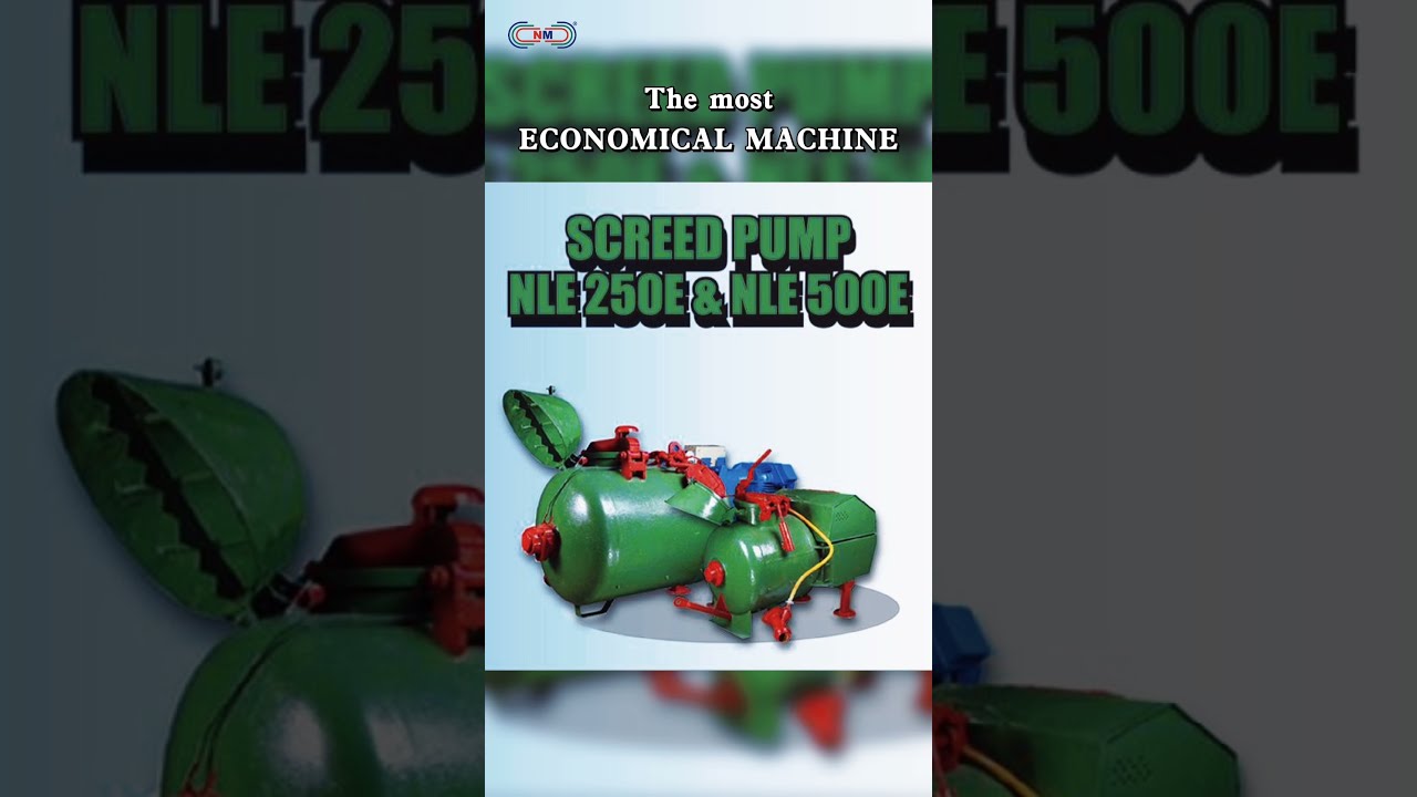 The Most Economical Machine Screed pump