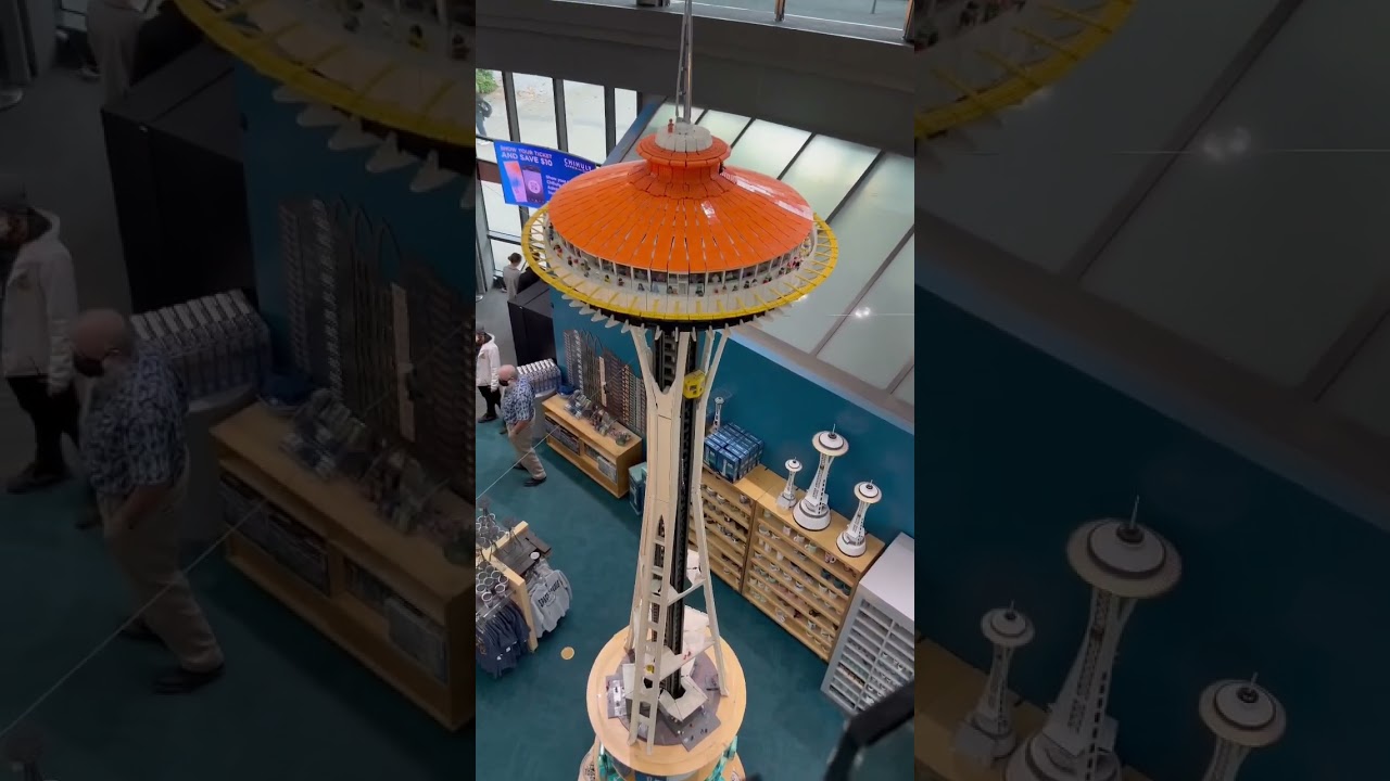 Space needle made out of 