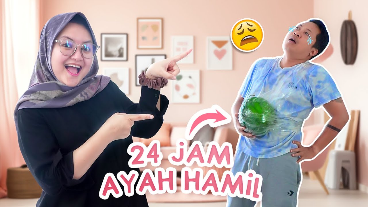 BUNDA DIENA CHALLENGE AYAH 24 JAM JADI IBU HAMIL BIKIN SEMUA ORANG NGAKAK
