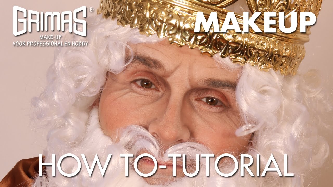 How to do a King Melchior makeup-Como realizar un maquillaje del Rey Melchor