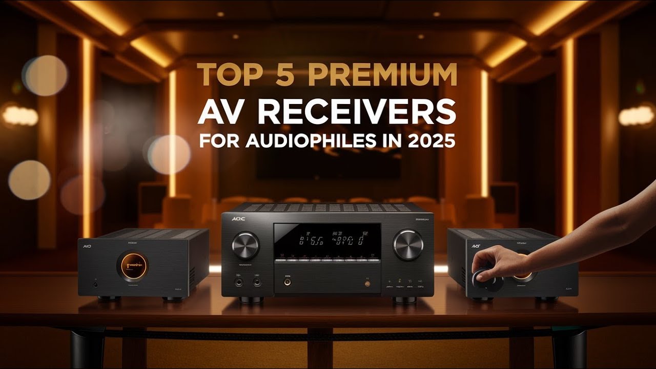 Top 5 Best Premium AV Receivers for Audiophiles in 2025 | Unmatched Sound Quality! | bysight