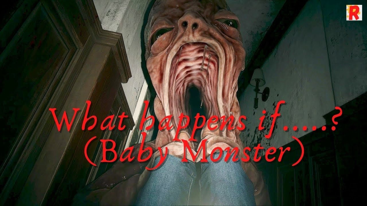 RESIDENT EVIL 8 VILLAGE | What happens if.......? (Baby Monster)