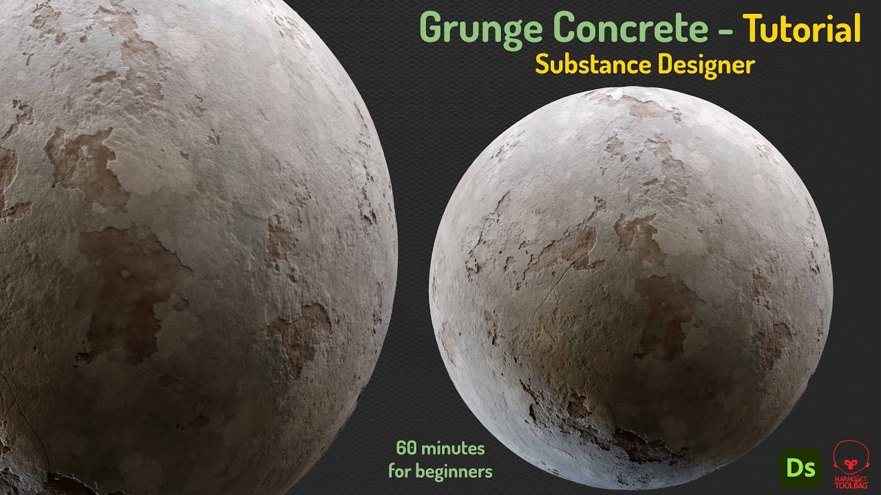 How To Create Grunge Concrete Material in Substance Designer Part 1 :  Base Height & Details