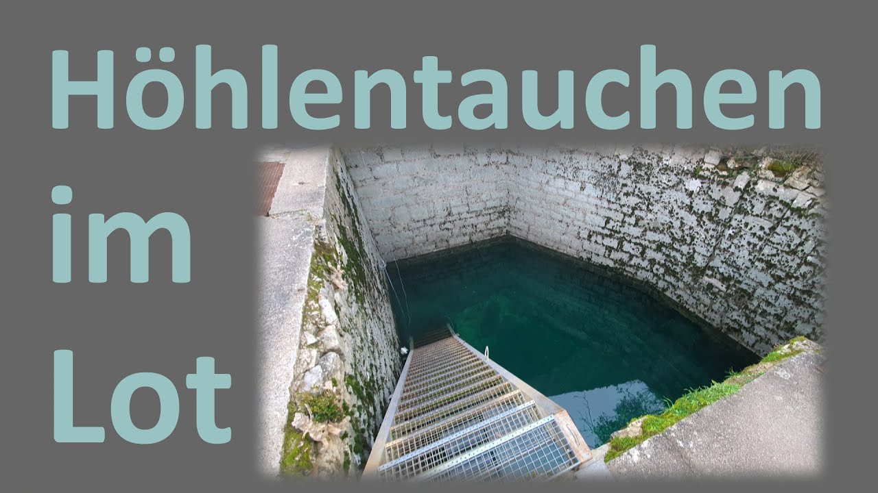 Höhlentauchen im Lot