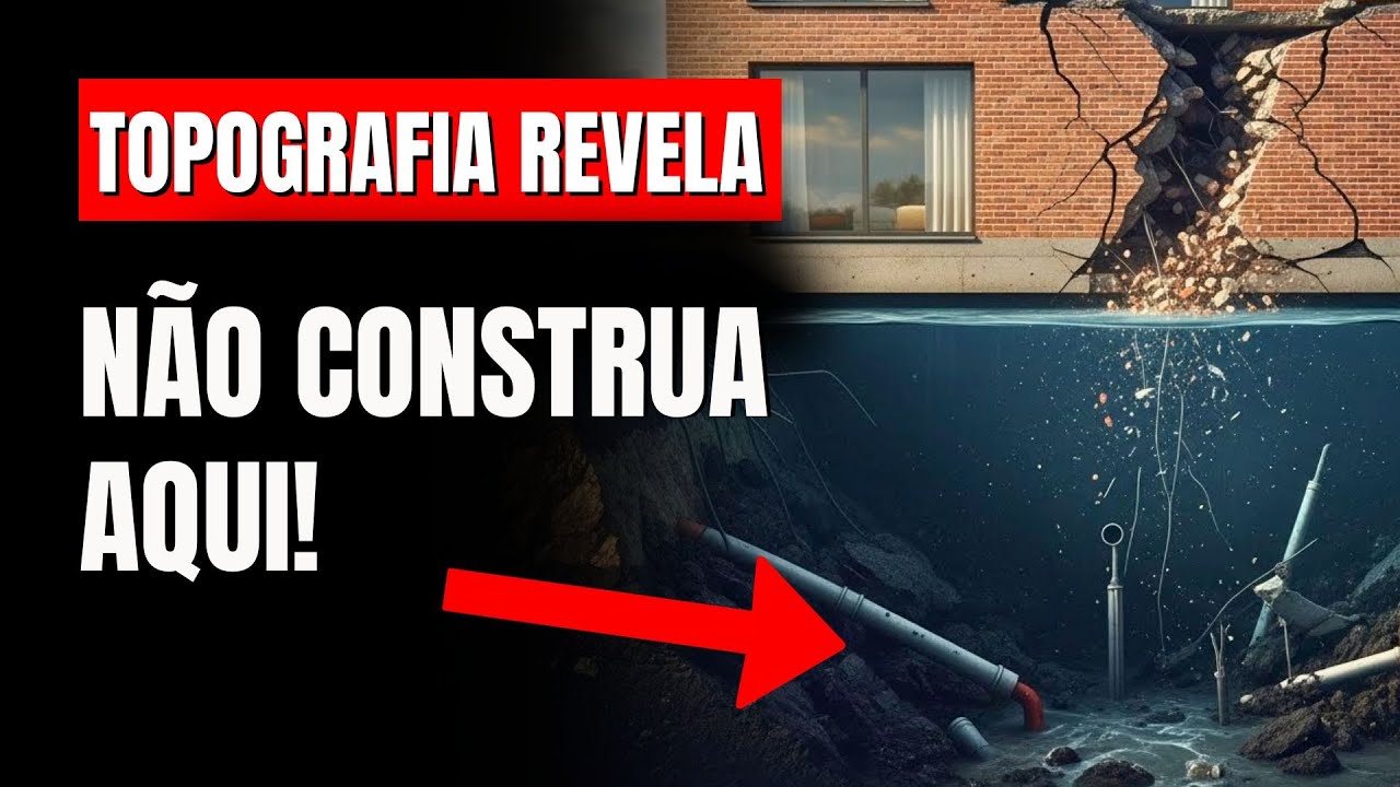O ALICERCE FALSO: COMO RECONHECER UMA CONSTRUÇÃO DE RISCO COM A TOPOGRAFIA! TOPOGRAFIA REVELA
