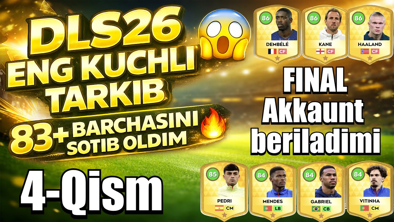 DLS26 ENG KUCHLI TARKIB🔥 | 4-QISM |  SCOUT ORQALI YANA BOMBA! FINAL YAKUN 😱