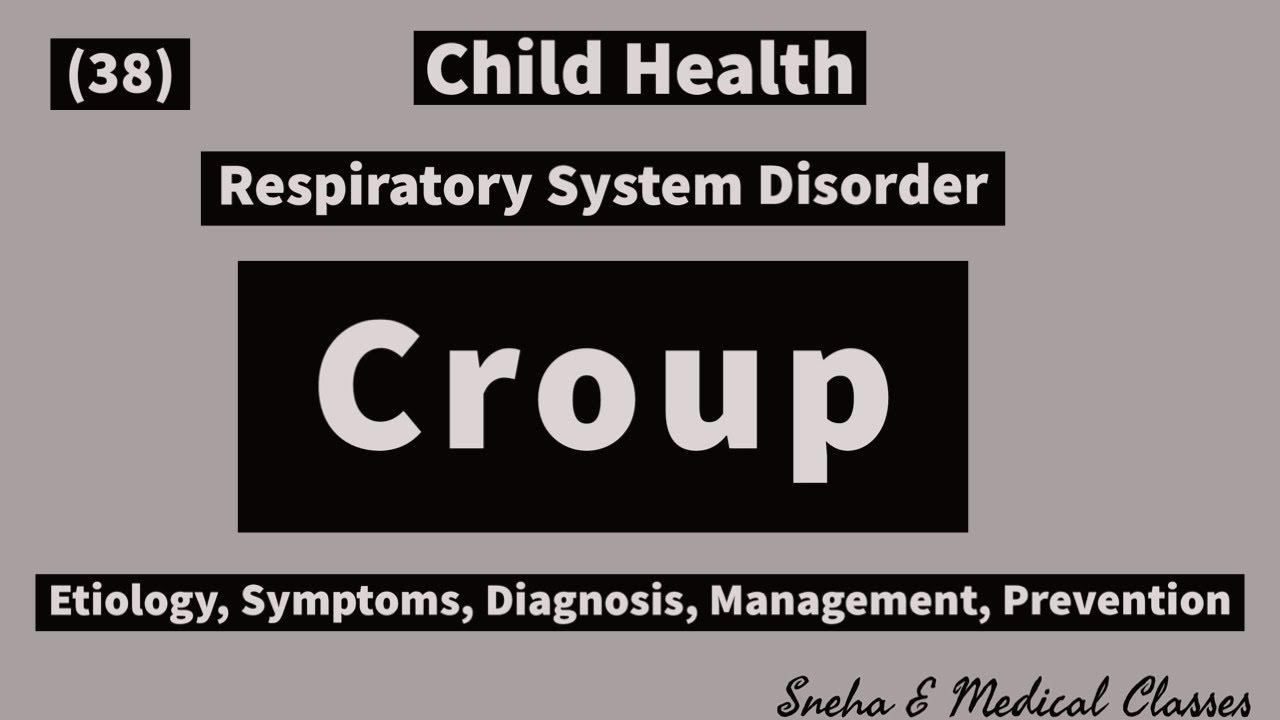 Croup !! Causes !! Symptoms !! Diagnosis !! Management !! Prevention !! Hindi !!