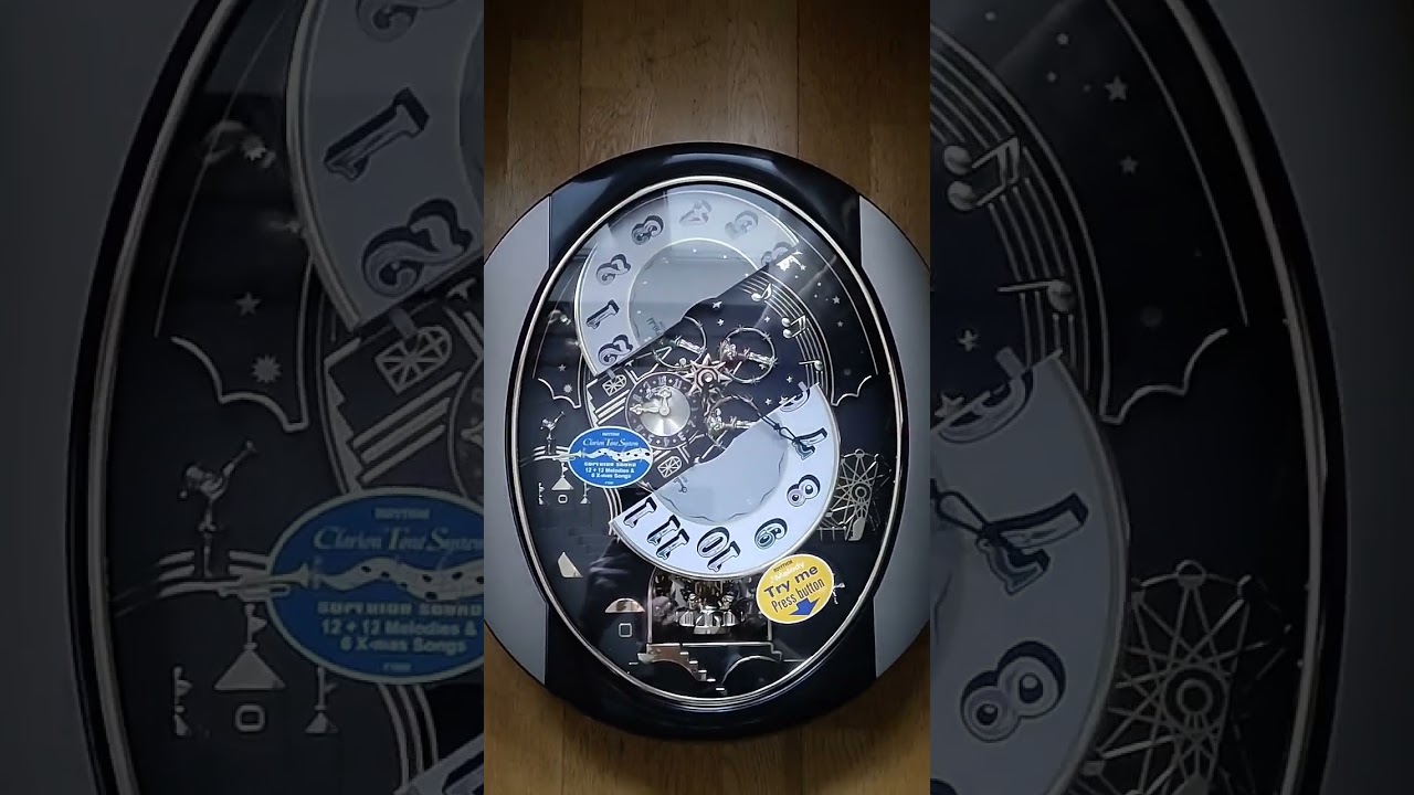 Японские настенные часы Rhythm 4MH751WD18 из серии Magic Motion