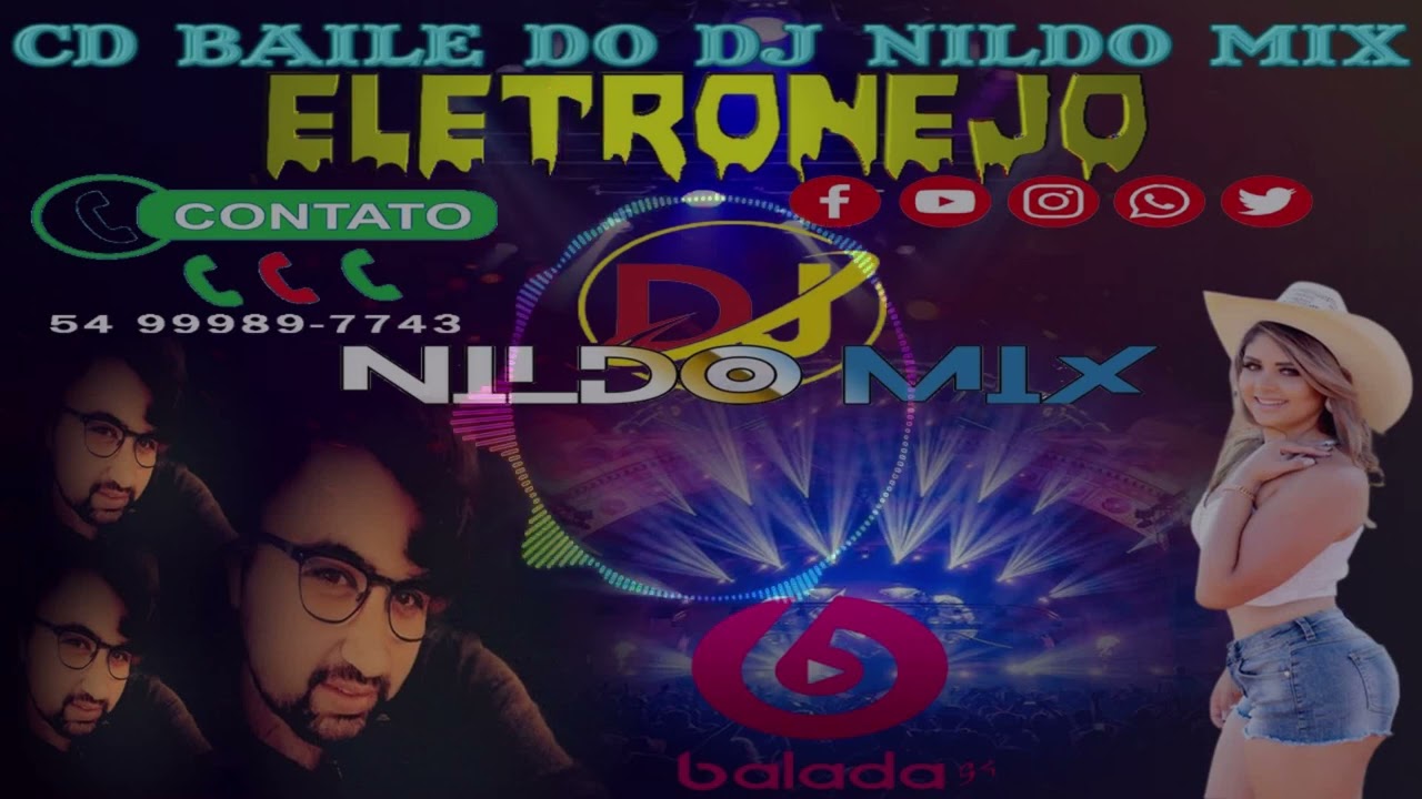 CD BAILE DO DJ NILDO MIX ELETRONEJO 2022 VOL1