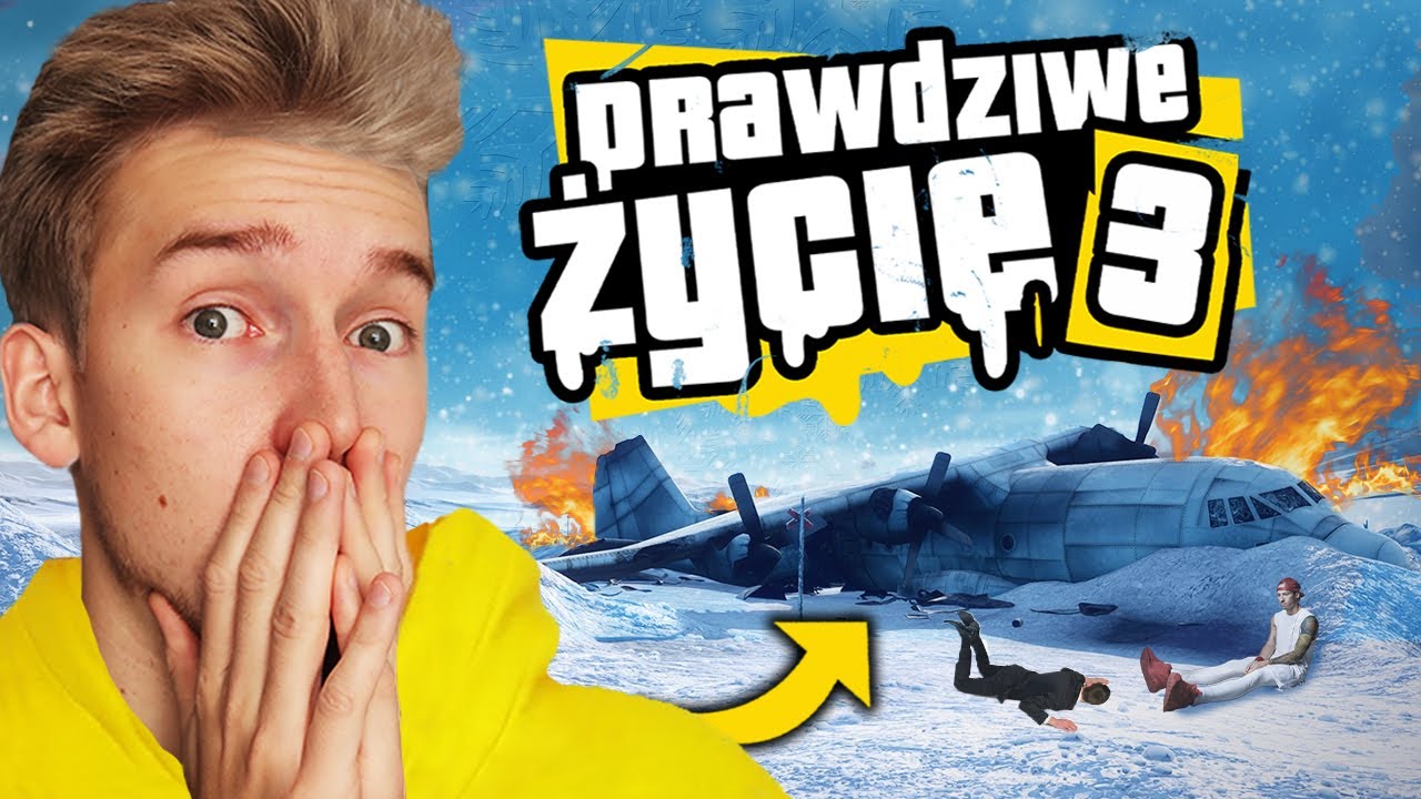 GTA V PRAWDZIWE ŻYCIE #139 PRZEZ ŚNIEG STAŁO się TO!❄️