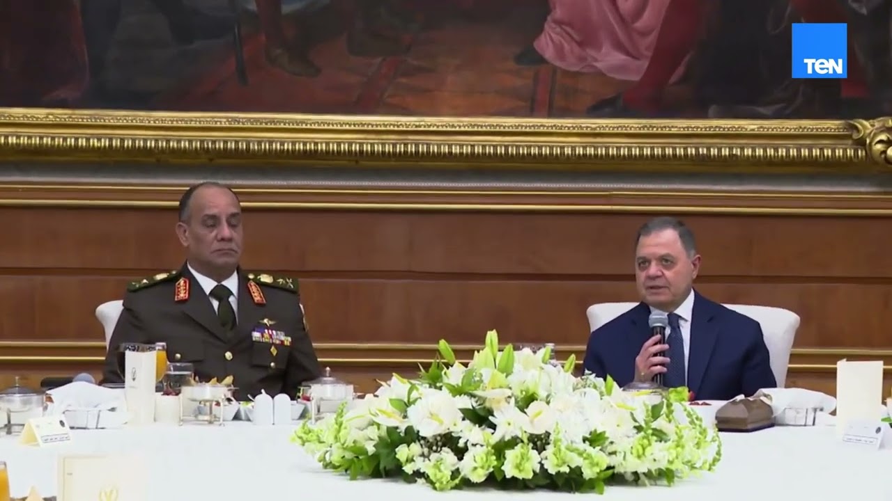 شهد السيد محمود توفيق وزير الداخلية والفريق أشرف سالم وزير الدفاع حفل إفطارنظمته وزارة الداخلية